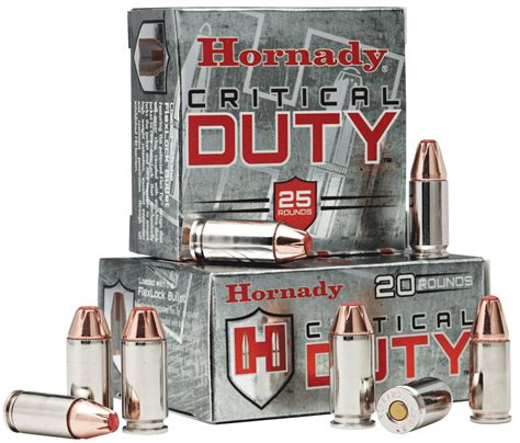 Hornady Critical Duty Personal Defense Mm Luger Gr Hornady