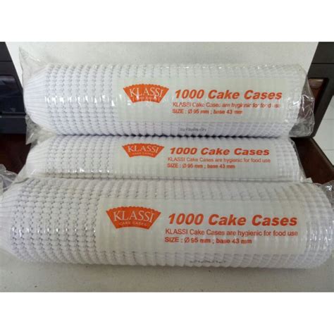 Jual Cake Case Baking Cup Cup Kue Cm Putih Polos Shopee Indonesia