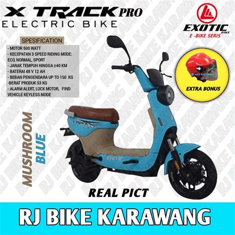 Jual Sepeda Listrik Exotic X Track X Track Pro 500watt 48v Garansi