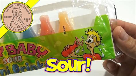 Cry Baby Sour Candy Wax Bottles Unique And Oddball Candy Youtube