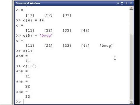 Cell Array Matlab Kh M Ph Chi Ti T V Ng D Ng Th C T