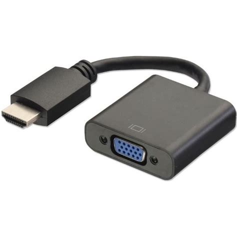 Cable Adaptateur Convertisseur HDMI Male mâle vers VGA Femelle 1080p HD