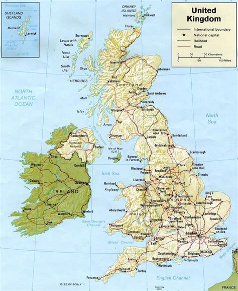 UK Map - United Kingdom Map