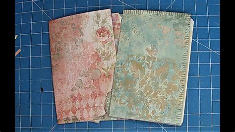 Part Choosing Papers Watercolor Junk Journal Start To Finish