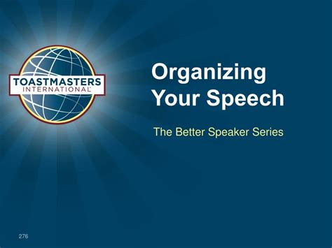 Ppt Organizing Your Speech Powerpoint Presentation Free Download Id 391920