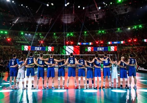 Meravigliosa Italia Azzurri Campioni Del Mondo Di Pallavolo