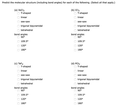 Icl3 Molecular Geometry Bond Angles