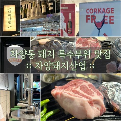 광진구 자양동 돼지고기 특수부위 맛집 자양돼지산업 와인 콜키지 프리 돼지고기집 연예인도 방문한 곳 Feat 연유막걸리