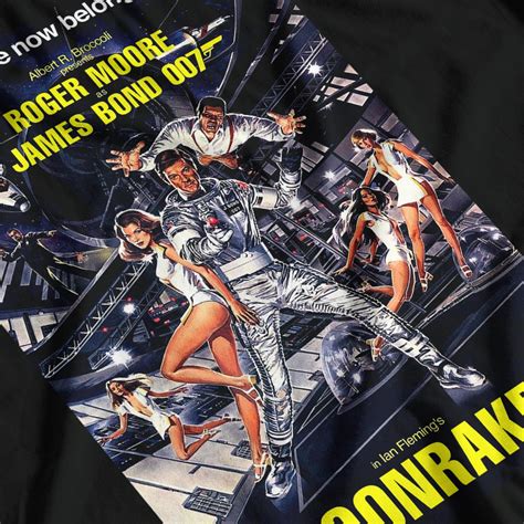 James Bond Moonraker Movie Poster T-Shirt | Postees