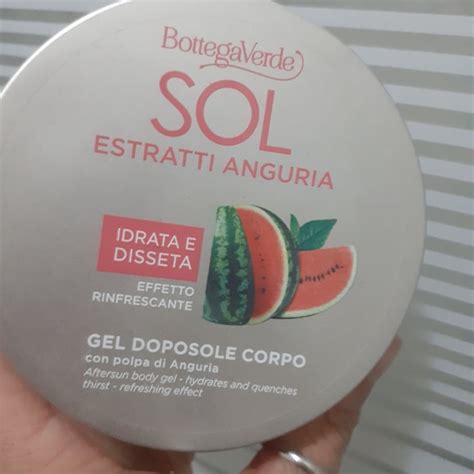 Bottega Verde Sol Estratti Anguria Gel Dopo Sole Corpo Review Abillion