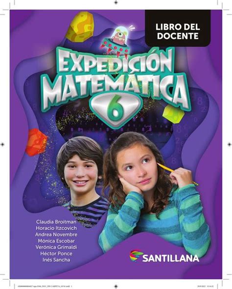 Guía Santillana Expedición Matemática Grado 6 Textsguias Udocz