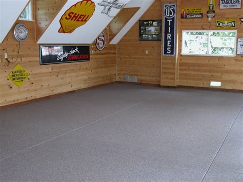 Man Cave Durable Epoxy Flooring Solution - Contemporary - Garage - san ...