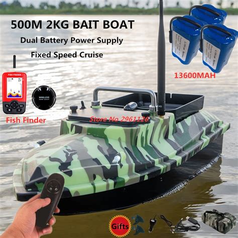 Bateau D App T De P Che Rc Double Batterie Bateau De Nidification Rc