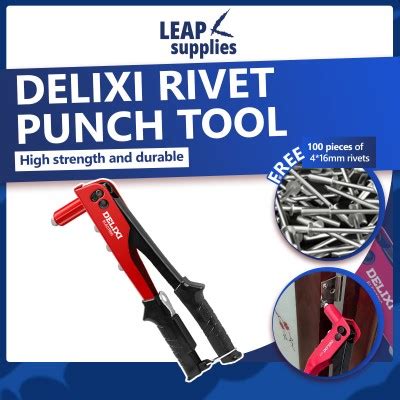 Delixi Rivet Punch Tool Leapsupplies Singapore