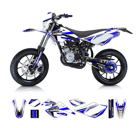 Beta Rr 50 Motard Track Replica Graphics Kit 2010 Model White