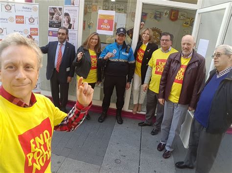 Celebración del Día mundial Contra la Polio en Valladolid Rotary Club