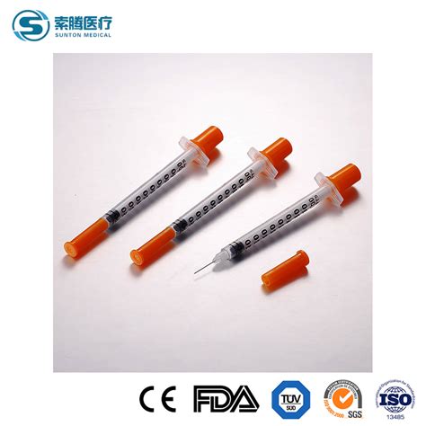 Sunton Gauge Insulin Syringes China Medical Insulin Syringe Factory