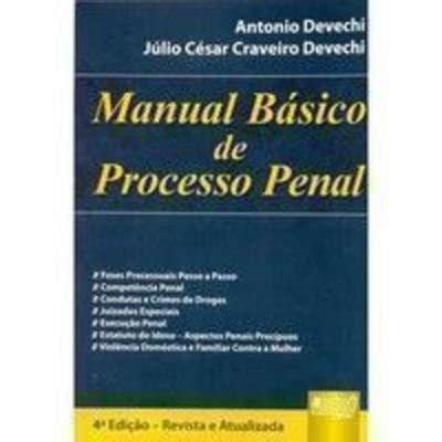 MANUAL BASICO DE PROCESSO PENAL ANOTADO Unknown Author 9788536228259