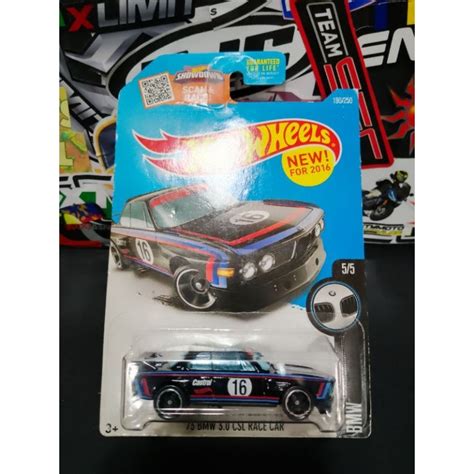 Hot Wheels Bmw Csl Race Car Old Released Shopee