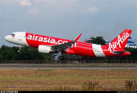 PK AZF Airbus A320 216 Indonesia AirAsia KSAviation JetPhotos