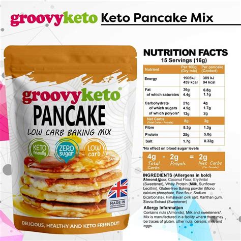 Groovy Keto Pancake Mix Waffle American Style Keto Low Carb