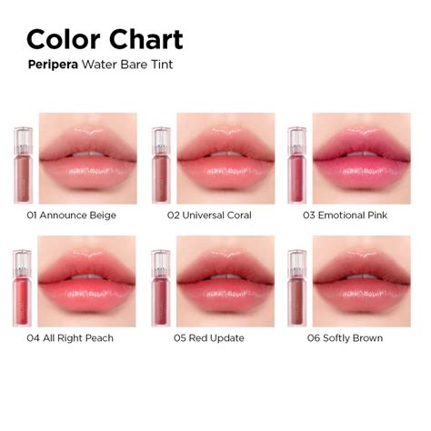 peripera water bare tint