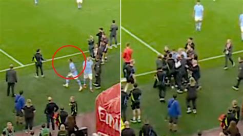 New Footage Shows Why Erling Haaland S Bust Up With Arsenal Bench