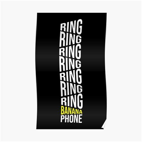 "Banana Phone Meme" Poster for Sale by artsylab | Redbubble