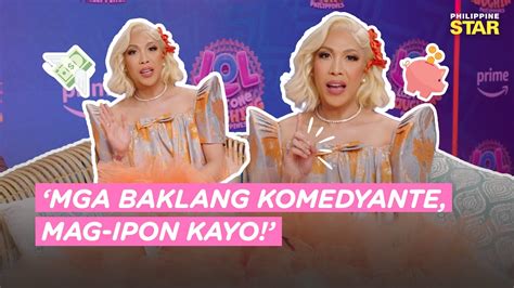 Tv Host Comedian Vice Ganda Shares Money Advice To Fellow Comedians