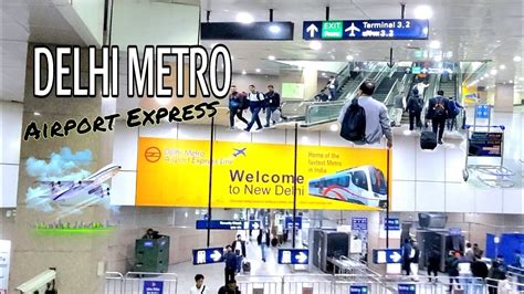 Delhi Metro Airport Express Line Terminal Aerocity Exploring