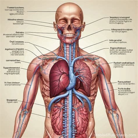 Human Body Organ Systems Diagram | Stable Diffusion Online