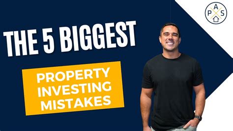 The 5 Biggest Property Investing Mistakes Youtube