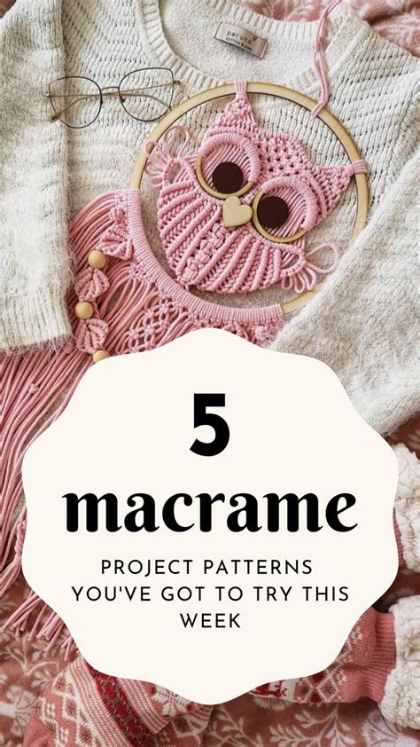 X Gorgeous Pdf Macrame Patterns By Poly Tusal Handmade Artofit