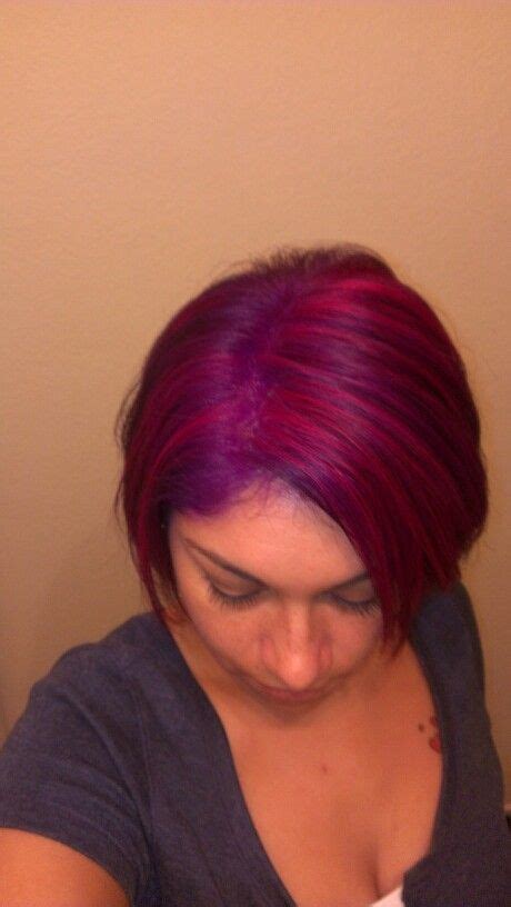 Vibrant Pravana Vivid Hair With Wild Orchid And Magenta Highlights