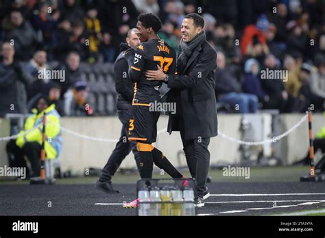 Liam Rosenior Manager Of Hull City Happy With Jaden Philogene Bidace