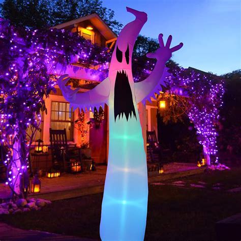 Amazon Twinkle Star Halloween Inflatable Ft Ghost With Led Rgb