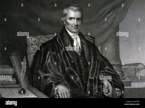 Chief Justice John Marshall, US Supreme Court, American History Stock Photo - Alamy