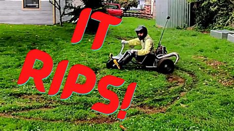 Drift Trike 2 Stroke Backyard Drifting Youtube