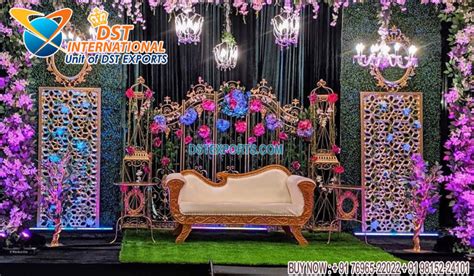 Stylish Metal Gate Frame Props For Reception Stage DST International