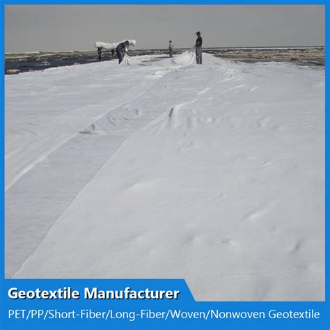 G Staple Short Fiber Pp Or Pet Needle Punched Nonwoven Geotextile