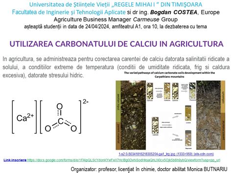 Utilizarea Carbonatului De Calciu In Agricultura Facultatea De