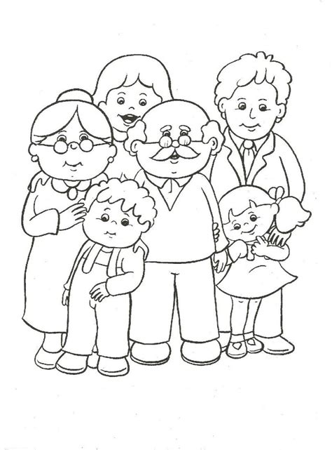 Desenhos De Fam Lia Para Colorir Educamais