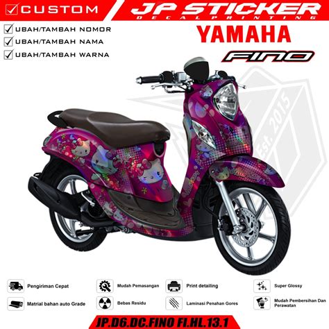 Jual Decal Fino Fino Fi Full Body Stiker Dekal Yamaha Fino Fi