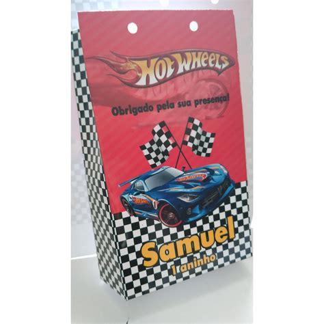 mini sacolinha surpresa x lembrancinha de aniversário hot wheels carros Shopee Brasil