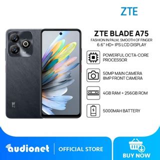 ZTE Blade A75 Smartphone 4GB 256GB Octa Core Processor 6 6 HD