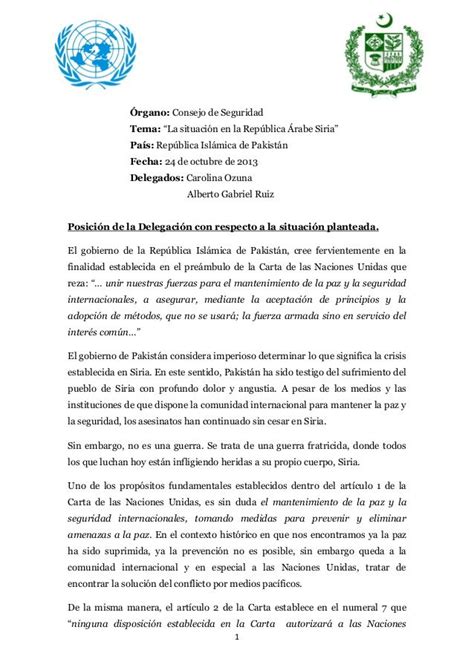 Resultado De Imagen Para Ejemplos De Discursos Para La Onu Ejemplos