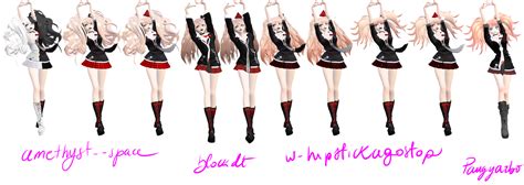 Dr Junko Enoshima Mmd Comparisons By Amethyst Space On Deviantart