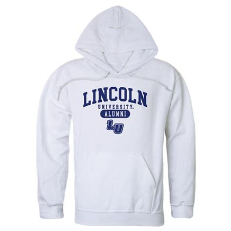 W Republic Lincoln University Lions Alumni Hoodie White Large