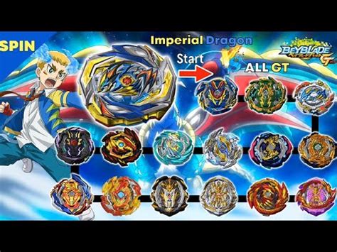 Imperial Dragon VS ALL GTmarathon Beyblade Burst GT 베이블레이드 버스트 진검