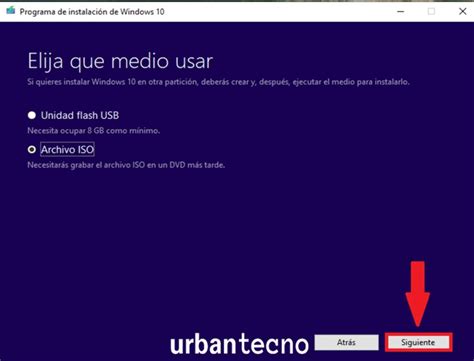 Cómo descargar el ISO de Windows 10